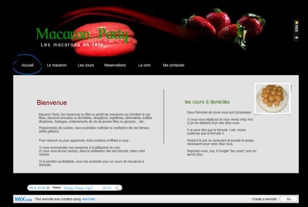 Cours de macarons Ã  domicile