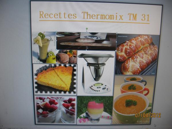 + de 2000 recettes thermomix TM31