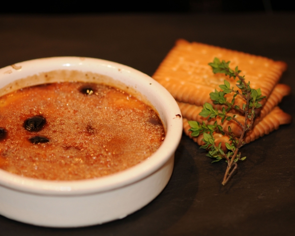Recette de cuisine : CrÃªme brulÃ©e au LU et thym