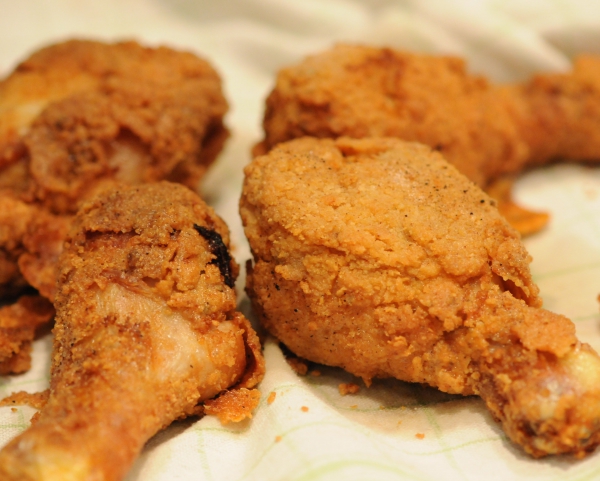 Recette de cuisine : Poulet frit à l'américaine 