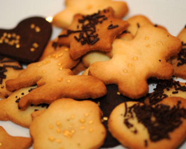 Recette de cuisine : SablÃ©s de PÃ¢ques vanille, citron, chocolat
