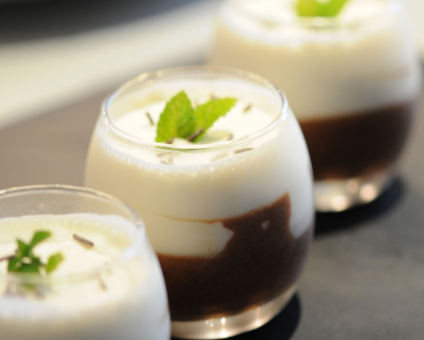 Recette de cuisine : Duo menthe-chocolat