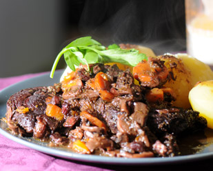 Recette de cuisine : Boeuf Bourguignon