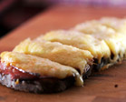 Tartines grillÃ©es au poulet et au bacon