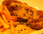 Entrecôte sauce au poivre vert