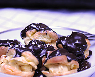 Recette de cuisine : Profiteroles au chocolat