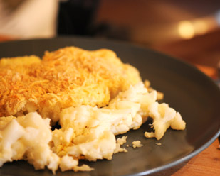 Recette de cuisine : Gratin de choux fleur