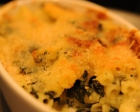 Gratin de pÃ¢tes aux Ã©pinards