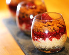 Riz au lait aux framboises