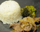 Boeuf sautÃ© aux oignons et au brocoli