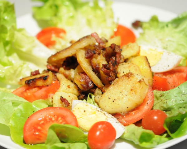 Recette de cuisine : salade paysanne