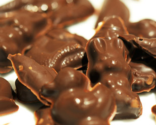 Recette de cuisine : Petits sujets en chocolat