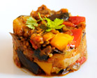 PoÃªlÃ©e de poivrons, courgettes et aubergines