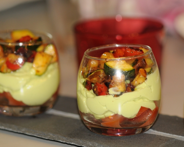 Recette de cuisine : Verrines de lÃ©gumes 
