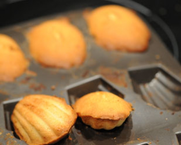 Recette de cuisine : Madeleines au citron et au gingembre