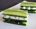 BouchÃ©es de concombre et fromage frais