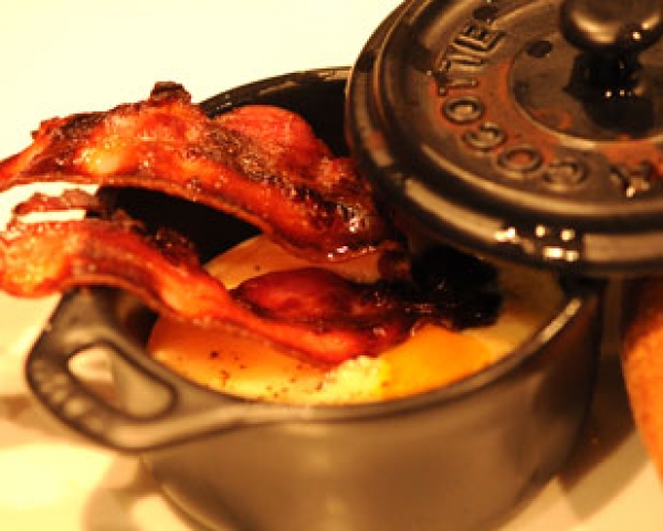 Recette de cuisine : Cocotte oeuf bacon