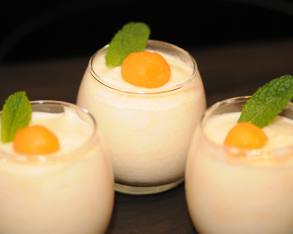 Recette de cuisine : Mousse de melon