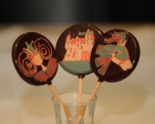 Sucettes au chocolat