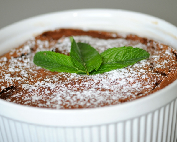 Recette de cuisine : Soufflé menthe chocolat