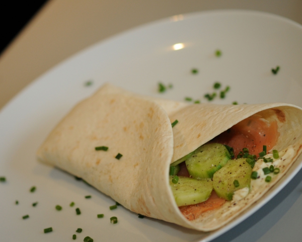 Recette de cuisine : Wraps saumon fumé et aneth