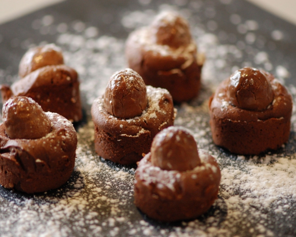 Recette de cuisine : Mini-fondants aux schoko-bons