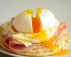 Blinis au jambon et oeuf gratinÃ©
