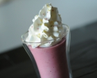 Milk-shake framboise, vanille