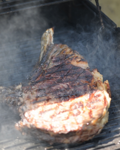 Recette de cuisine : Côte de boeuf au barbecue