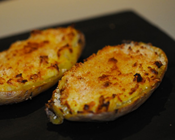 Recette de cuisine : Pommes de terre farcies à la viennoise