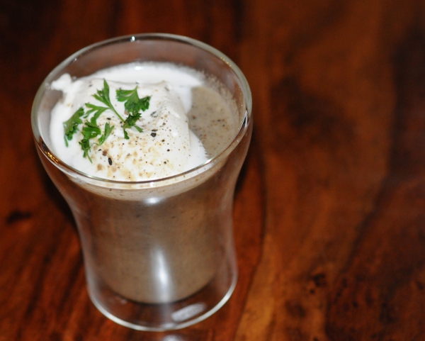 Cappuccino de champignons