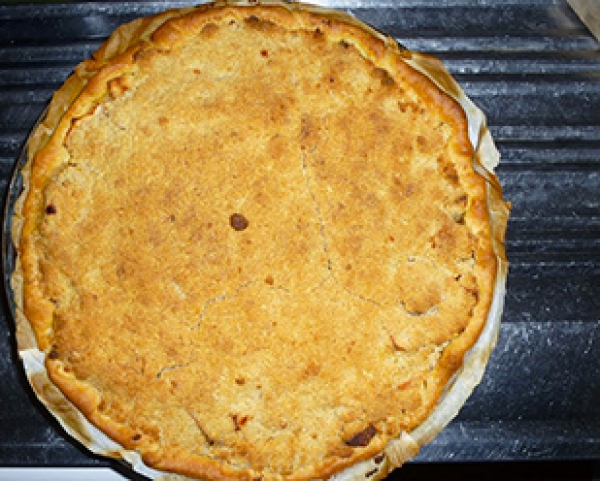 Recette de cuisine : tarte aux pommes faÃ§on crumble