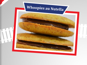 Whoopies aux spéculos et nutella