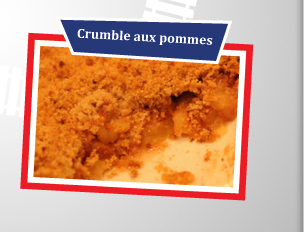 Crumble aux pommes