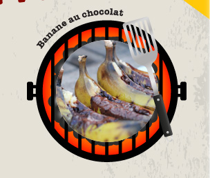Banane au chocolat