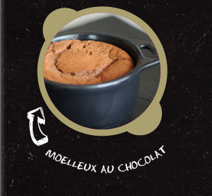 Mini cocotte de moelleux au chocolat