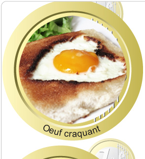 Oeuf craquant