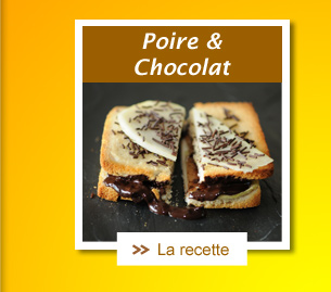 Croque poire chocolat