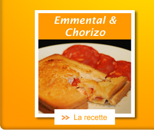 Croque au chorizo
