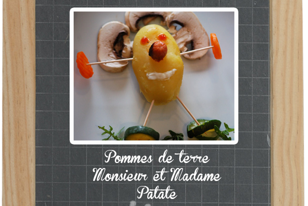Pommes de terre monsieur et madame patate