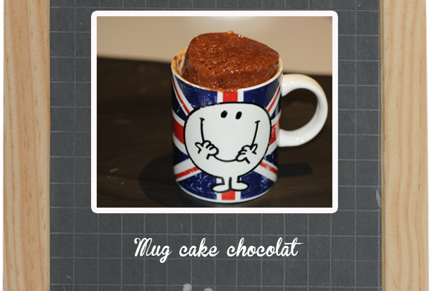 Mug cake chocolat