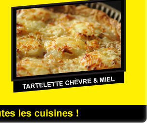 tartelette chèvre et miel