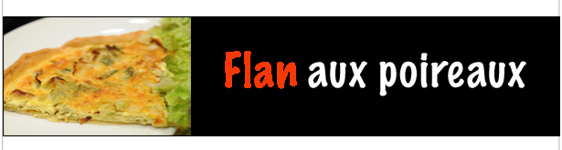 Flans de poireaux au curry