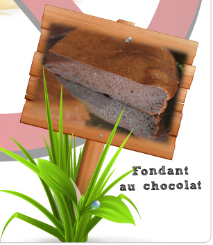 Fondant au chocolat sans gluten