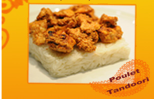 Poulet tandoori