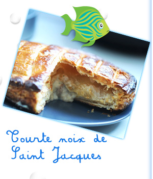 Tourte noix de Saint Jacques