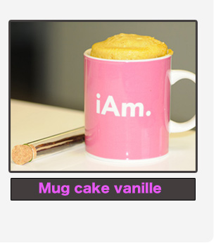 Mug cake vanille