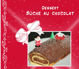 Bûche au chocolat