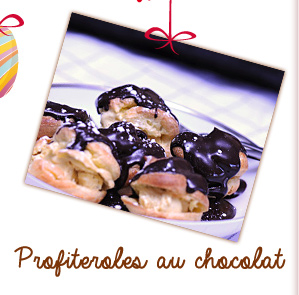 Profiteroles au chocolat