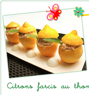 citrons farcis au thon